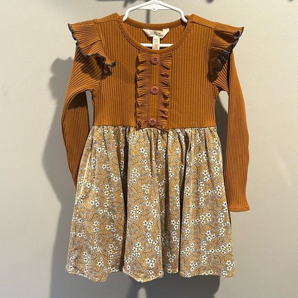 Matilda Jane size 4 Clio Ruffle Ribbed Dress NWOT - Picture 2 of 11